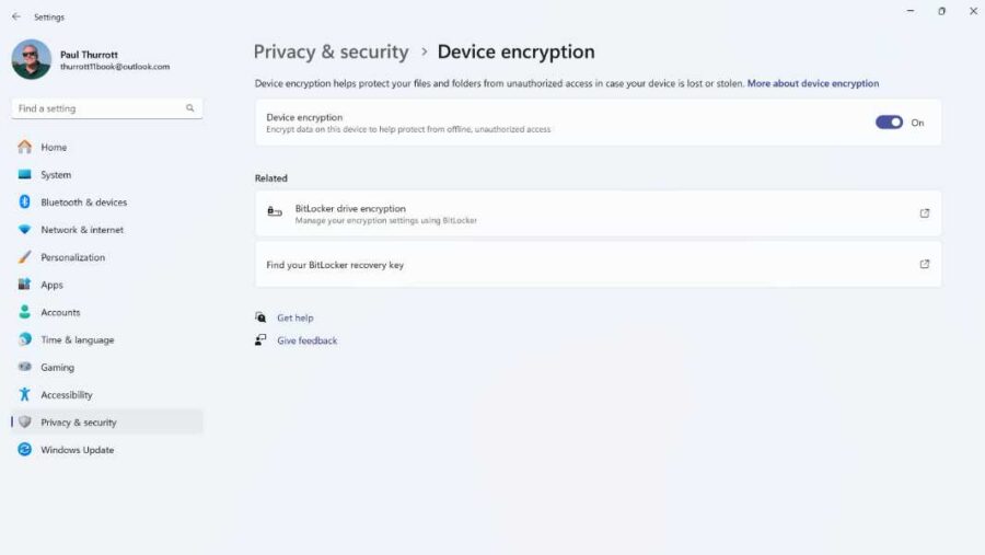 Device Encryption (24H2)