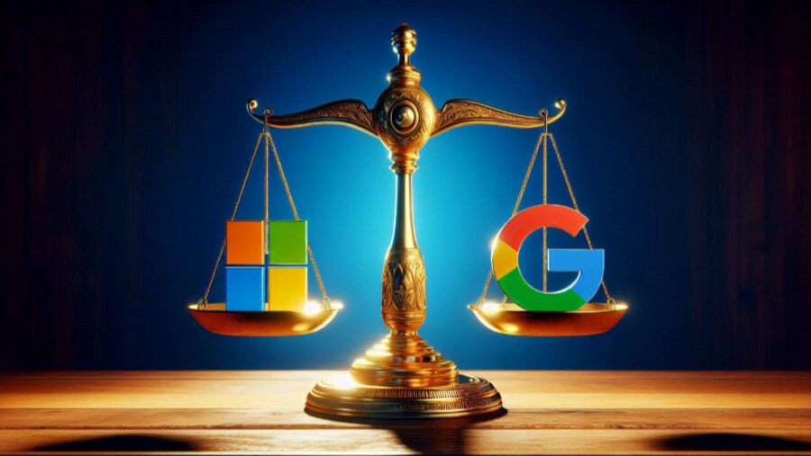 Scales of Justice: Microsoft v. Google