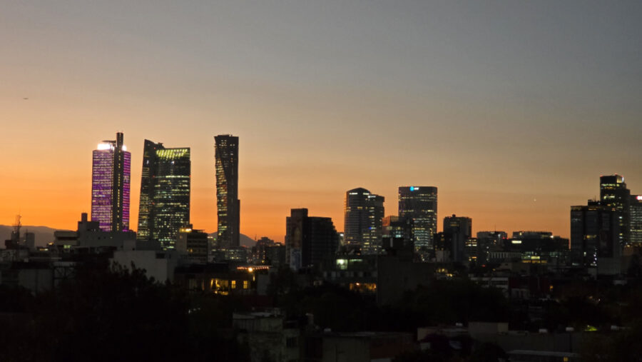 Mexico City skyline