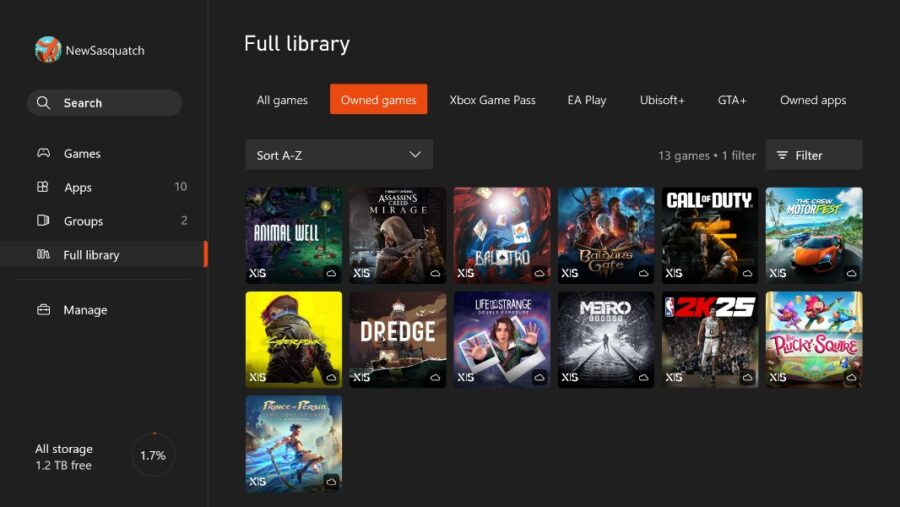 Xbox insider stream games you own